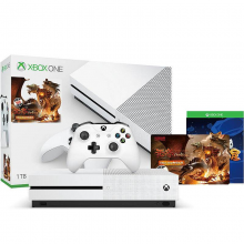 微软 Xbox-One-S 家庭娱乐游戏机1TB无冬Online限量版 