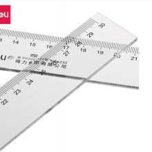 得力(deli)30cm办公通用直尺 测量绘图尺子 办公用品 6230