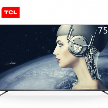 TCL 75T6 75英寸液晶电视机 4k超高清 超薄 全面屏 人工智能 智慧屏 8米免遥控 巨幕亮