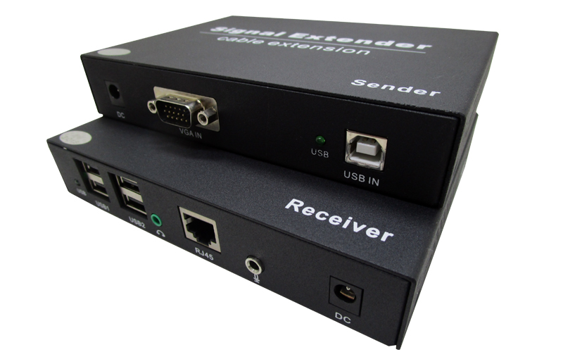 朗恒DF-2HD(四个USB2.0+VGA+音频+麦克延长50米)