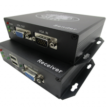 朗恒UKVM-200HDU (USB键盘鼠标&VGA延长200米 工业级)