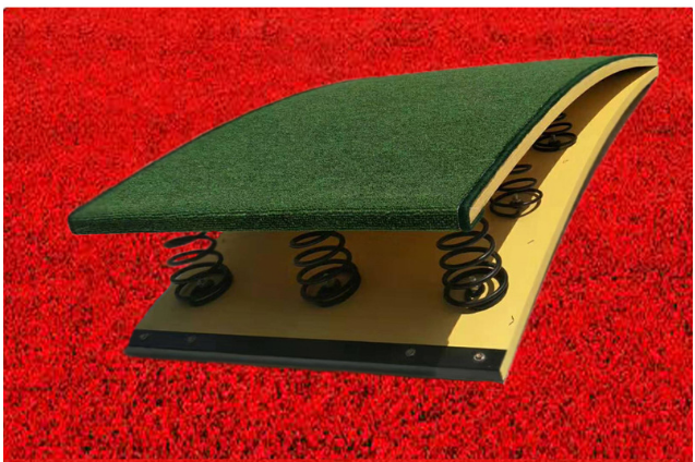 润康S形助跳板 体操弹性跳板 定制木制加厚弹簧跳板防滑
