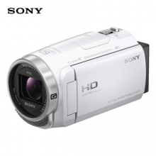 索尼（SONY）HDR-CX680 高清数码摄像机 5轴防抖 30倍光学变焦（白色） 家用DV/摄影