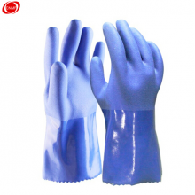 谋福 CNMF 8567 耐油916耐酸碱手套 劳保防护手套 浸塑橡胶 （蓝色非加绒 耐油手套）