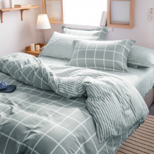 南极人NanJiren 全棉被套 纯棉单人学生宿舍床上用品全棉被罩单件 150*200cm 雅阁