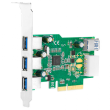 魔羯(MOGE)PCIEx4转USB3.0四口扩展卡 MC2043 x4插槽设计 支持MAC系统
