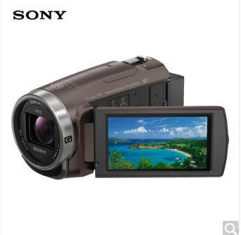 索尼（SONY）HDR-CX680 高清数码摄像机 5轴防抖 30倍光学变焦（棕色） 家用DV/摄影