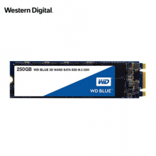 西部数据（WD）250GB SSD固态硬盘 M.2接口(SATA总线) Blue系列-3D进阶高速读