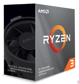  AMD 锐龙3 3100 处理器 (r3)7nm 4核8线程 3.6GHz 65W AM4接口 盒