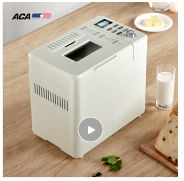 北美电器（ACA）面包机家用和面机早餐机烤面包机蛋糕机揉面机预约自动撒料蛋糕烤家用手套膜