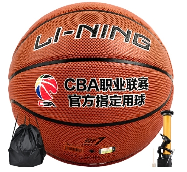 李宁 LI-NING CBA职业联赛比赛篮球室内外PU材质7号