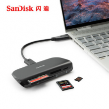 闪迪SD内存卡佳能相机 闪迪多合一读卡器USB3.0多功能读卡器