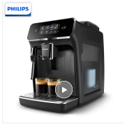 飞利浦（PHILIPS）咖啡机 意式全自动家用现磨咖啡机 欧洲原装进口 带触控显示屏 自带打奶泡系统