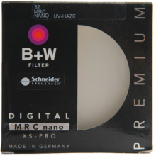 B+W uv镜 滤镜 82mm UV镜 MRC NANO XS-PRO 超薄多层纳米镀膜UV镜保护镜