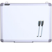 AUCS 45*60cm 白板写字板 磁性办公教学家用会议挂式小白板黑板 J4560L