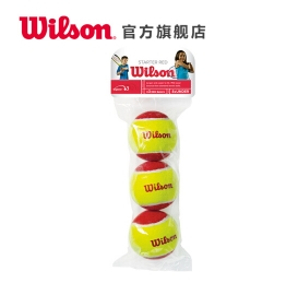 威尔胜（Wilson）WRT137001 训练网球 低压缩网球 耐磨儿童网球Starter