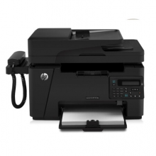 惠普（HP）M128fp黑白激光一体机 打印复印扫描传真 电话手柄 升级型号132fw