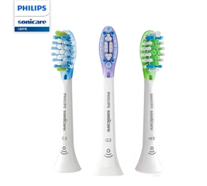 飞利浦(PHILIPS) 电动牙刷头 智臻型3支装白色款(HX9063 HX9043 HX9053随