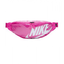 耐克（NIKE） 男女 腰包 胸包 休闲包 斜挎包 HERITAGE 运动包火焰粉色小号