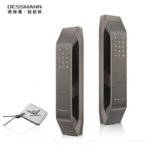 德施曼（DESSMANN）Q5 咖啡金指纹锁智能家居全自动直觉式解锁隐藏式指纹头电子密码智能门锁