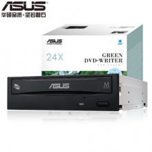 华硕(ASUS) 24倍速 SATA接口 内置DVD刻录机 台式机光驱 黑色(DRW-24D5MT)