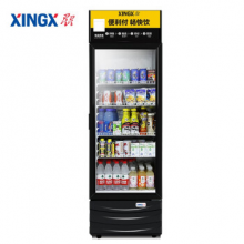  星星（XINGX）288升冷藏展示柜 立式商用冰箱保鲜饮料冷柜 单门超市冰柜陈列柜LSC-288G