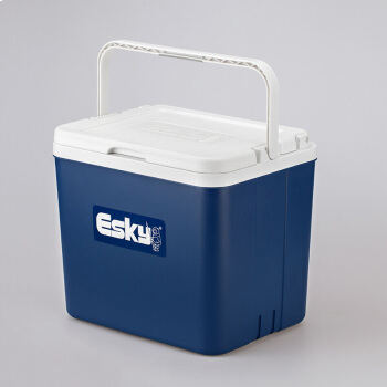 爱斯基 ESKY 26L白盖车载家用外卖保温箱冷藏箱 便携户外小冰箱保鲜箱 钓鱼专用箱 赠8冰袋