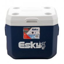爱斯基 ESKY 52L大容量户外便携食品保温箱 冷藏箱 车载冰桶保温桶拉杆钓鱼冰箱 厂家直发 赠8