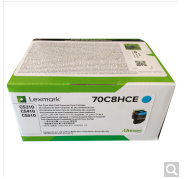 利盟(Lexmark)70C8HCE 青色粉盒(适用CS/310/410/510dn)约3000页