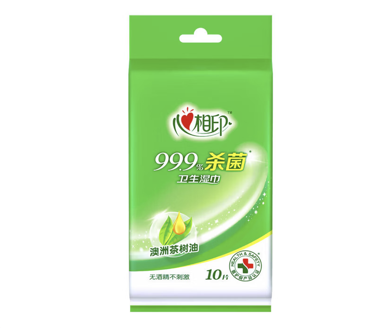 心相印卫生湿巾单片10片*1包