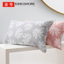 纯棉枕巾单支 3A级抗菌双层纱布款吸汗透气