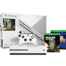 微软 Xbox-One-S 家庭娱乐游戏机1TB你的玩具限量版