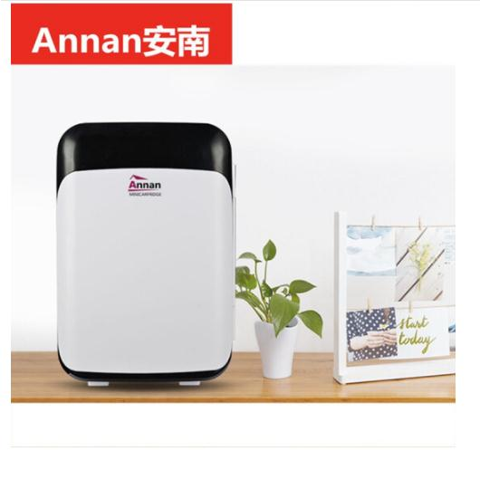 安南8L车载冰箱迷你车家两用小型学生宿舍冰箱冷藏保鲜便携式化妆品面膜茶叶冰箱 车家两用
