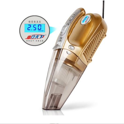 车行天下 车载吸尘器 四合一大功率充气泵12v干湿两用汽车用吸尘器手提式充气泵 【车用数显款】豪华四