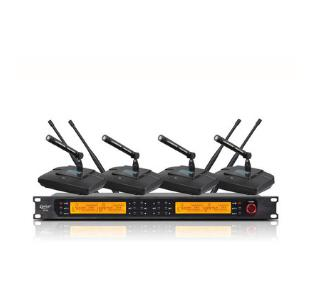 思音SYYPUR482 一拖四无线麦克风，U段无线手持话筒，专业演出麦克风，无纸化会议系统，远程视频