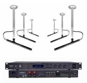 思音SY-761C 吊麦音频处理器 功放音频处理器一体，内置数字压限器，噪声门功能，防啸叫功能