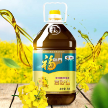  福临门 食用油 非转基因 纯正菜籽油5L