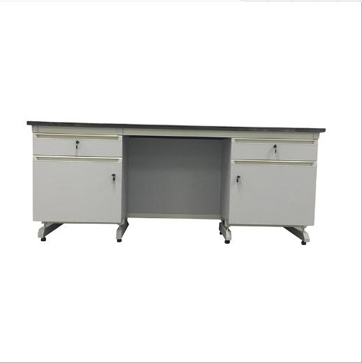 派晟钢木实验台边台试验台钢木全钢结构中央操作台学校化验室工作台