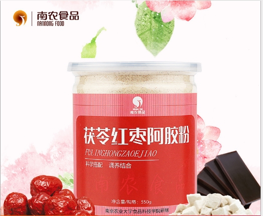 南农茯苓红枣阿胶粉冲饮食品五谷代餐养生粉