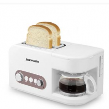 创维（skyworth）K25 乐厨早餐机 多功能烤面包机+咖啡机二合一早餐吧烤面包机