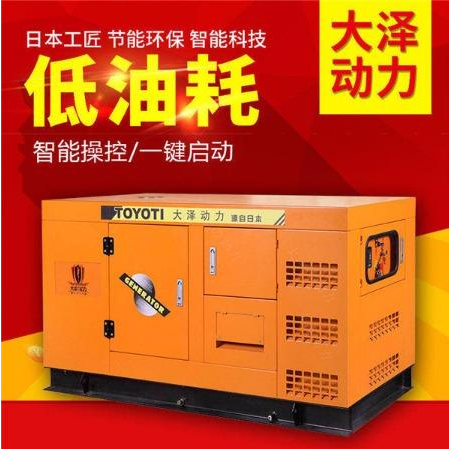 大泽动力工程施工250千瓦发电机静音220V