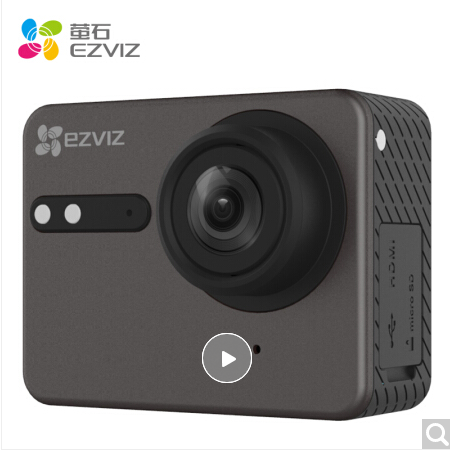萤石 (EZVIZ) S6运动相机 语音控制智能摄像机 4K高清数码相机 户外航拍潜水 防抖蓝牙遥控