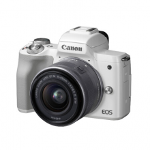 佳能（Canon）EOS M50 微单相机 数码相机 微单套机 白色（15-45 微单镜头）Vlog