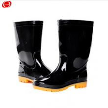 谋福 CNMF 8422【工矿靴 】 雨靴 雨鞋水鞋 牛津鞋底 橡胶鞋 防水防滑 黑色 中筒靴 