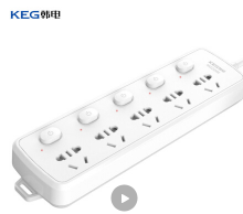 韩电（KEG）新国标插座 插排 插线板 接线板 家用安全拖线板