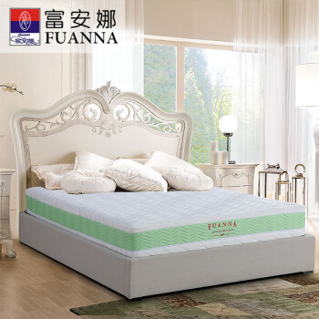 富安娜（FUANNA）床垫 防螨可拆卸型乳胶床垫 星级酒店软硬两用 静音独立袋装贵钢弹簧床垫 180