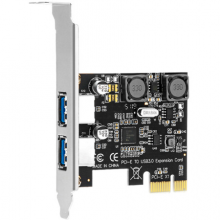 魔羯 MOGE MC2012 PCIE转2口USB3.0扩展卡,台式机独立供电USB3.0转接卡