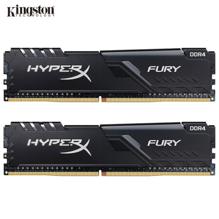 金士顿(Kingston) DDR4 3200 16GB(8G×2)套装 台式机内存条 骇客神条 