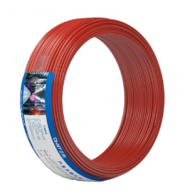 正泰(CHNT) 电线电缆 BV1.5平方 红色单芯单股火线 国标铜线硬线