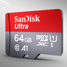 闪迪（SanDisk）64GB TF（MicroSD）存储卡 U1 C10 A1 至尊高速移动版内存